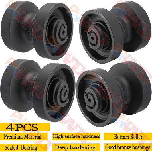 4x Track Bottom Roller For Takeuchi TL130 TL230 TL8 TL26-2 TL126/Mustang MTL16