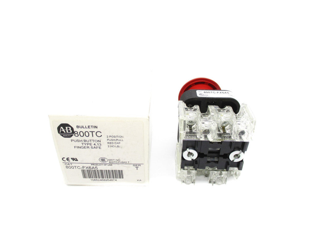 ALLEN BRADLEY 800TC-FX6A5 SER. T (WH) NSMP