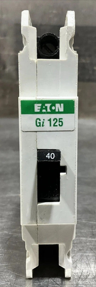 GI1040 Cutler Hammer Gi125 1 Pole 40 Amp 240V Molded Case Breaker Nos Surplus