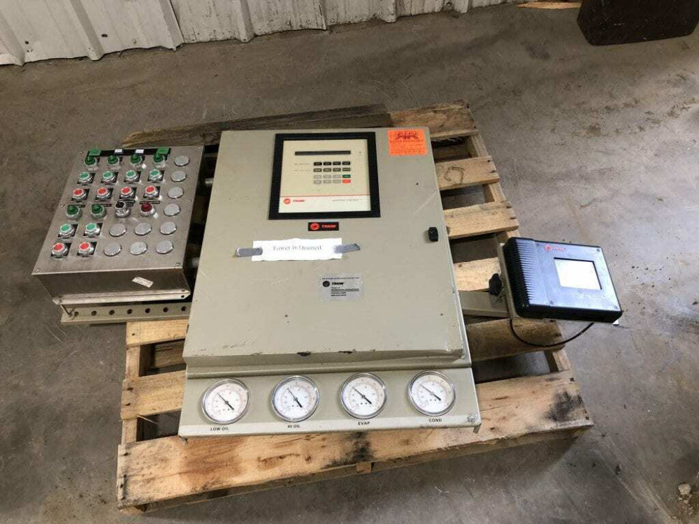 Trane CENTRAVAC CVHE500 Chiller CVRC Retrofit Control Cabinet 29,618hrs 460V 3PH