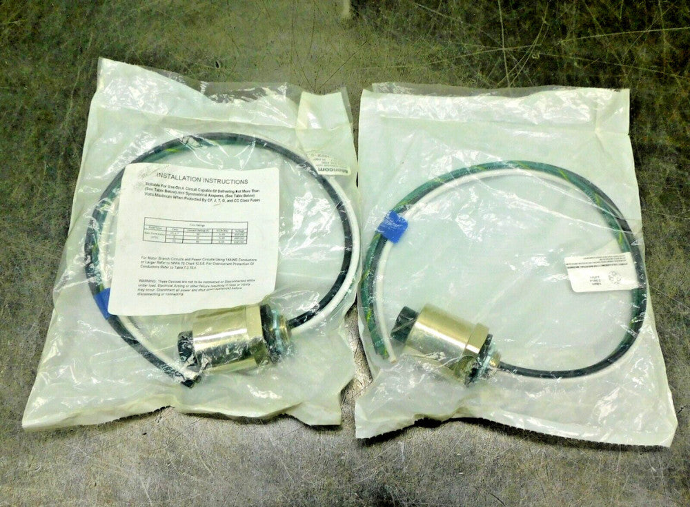Mencom PMIN-30FR-0.5M MIN Power Receptacle 3 Pole 30A 1/2"NPT .5M Lot of Two (2)