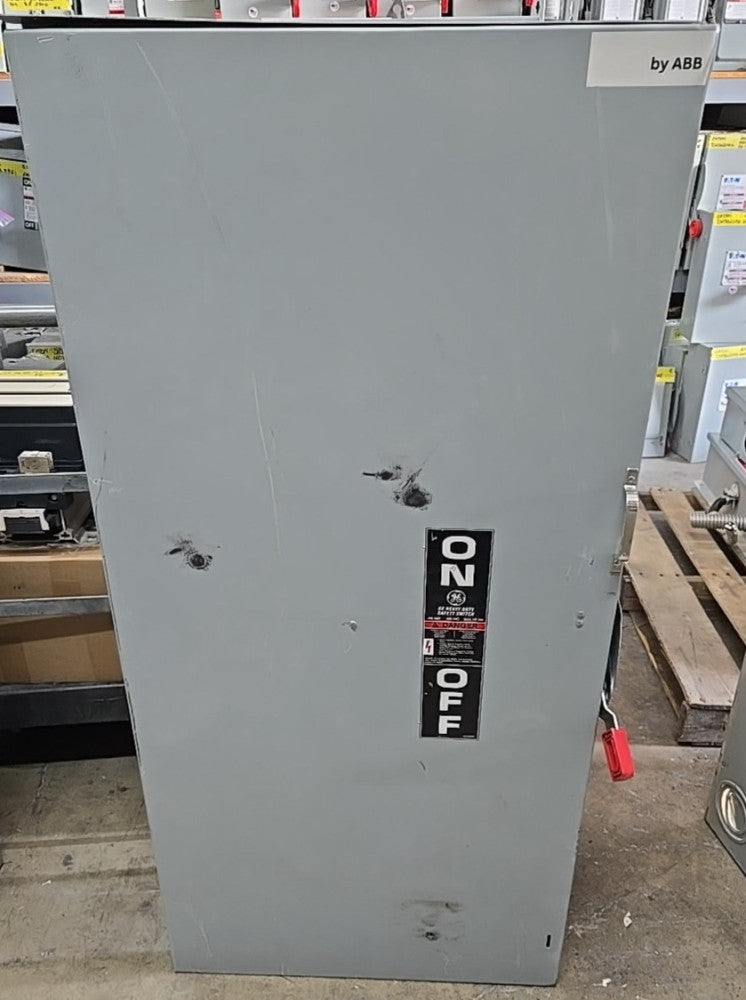 NEW OLD STOCK NO HOLES GE  THN3365R 400A Safety Switch NOON FUSE N3R