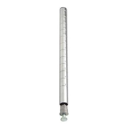 Quantum Storage Systems P74s-2 Shelf Post 74", Stainless Steel, 2Pk