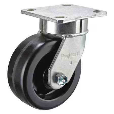 Zoro Select P25s-Ph050r-14 Kingpinless Plate Caster,Swivel,Phenlc,5 In,1000 Lb