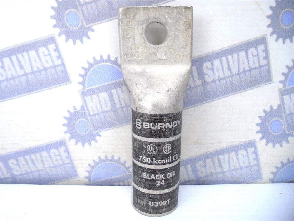  BURNDY - YA39N - COMPRESSION HYLUG -750kcmil LONG BARREL 600V 35kA Tin Over CU