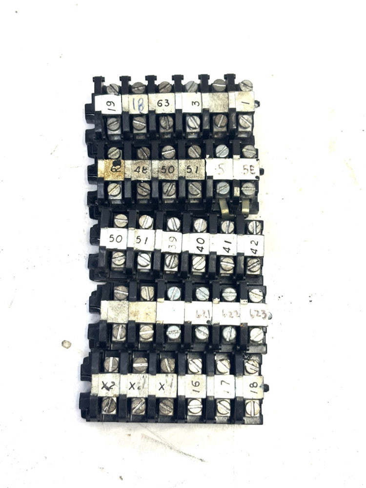 BUCHANAN 12 POSITION TERMINAL BLOCK -LOT OF 5-