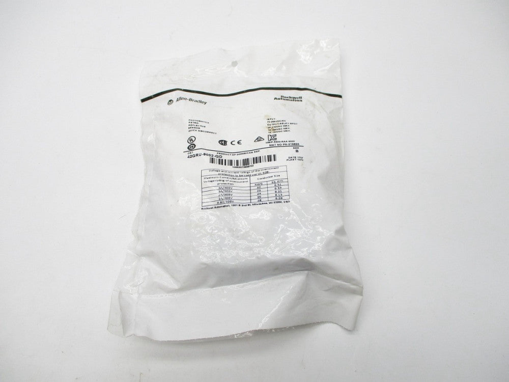 ALLEN BRADLEY 42GRU-9002-QD SER. B 70-264VDC/AC NSMP