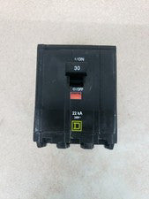 New Circuit Breaker Square D QOB330VH 30 Amp 3 Pole 240V 22kA Bolt On