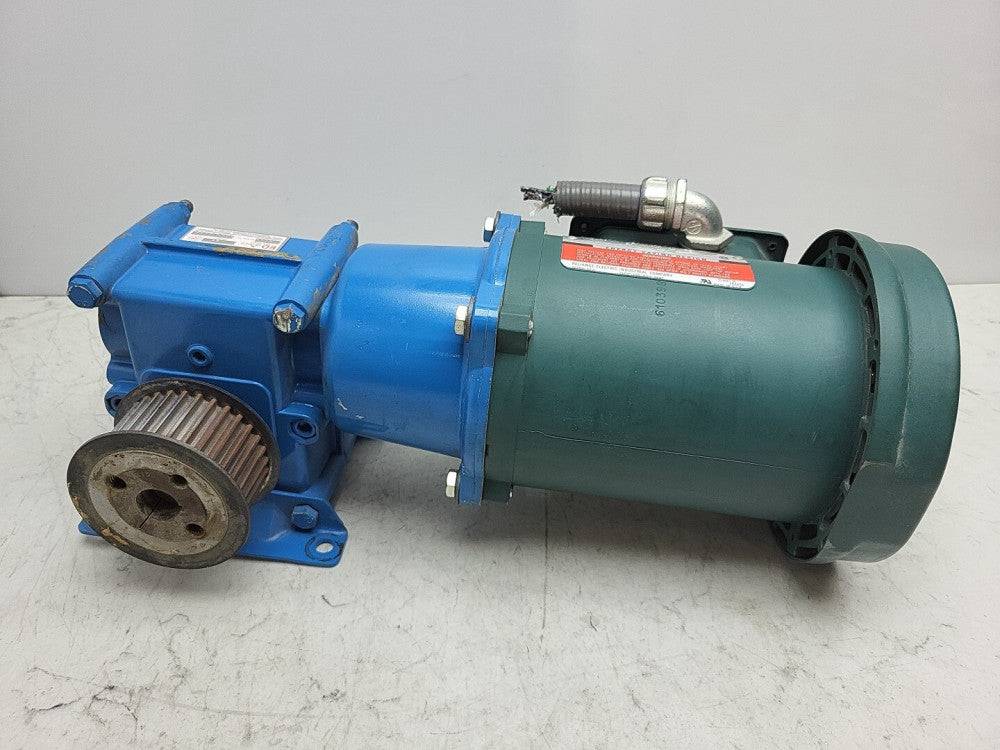 Reliance P56H1337W-RX  3/4 Hp Motor Morse 18GED Gear Reducer 20:1 Ratio