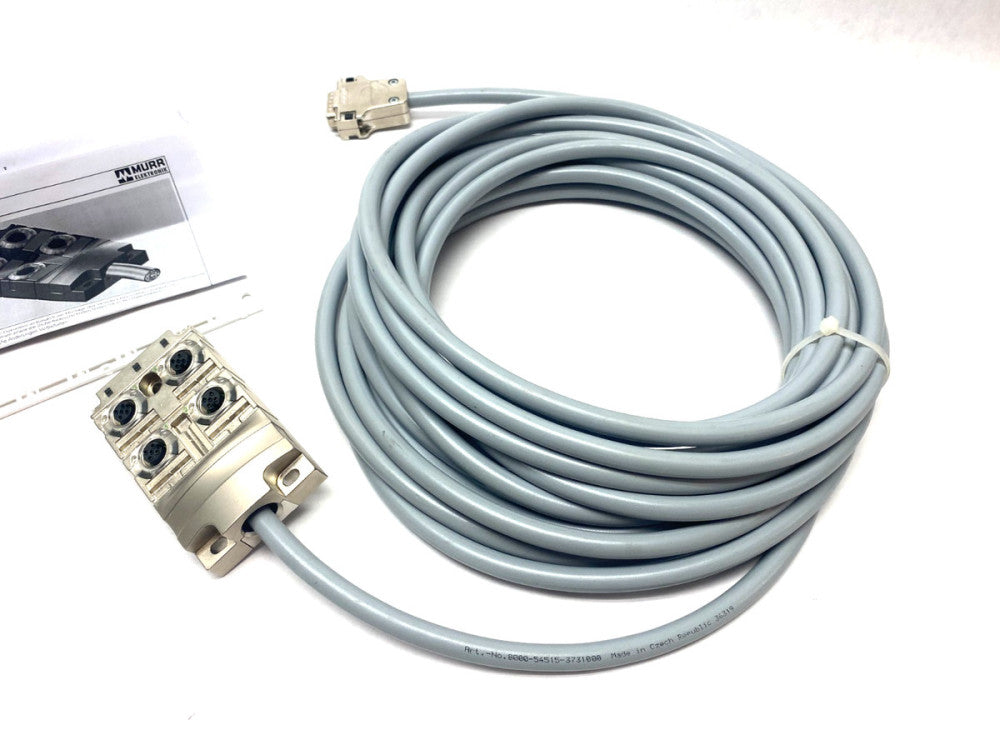 Murrelektronik 8000-54515-3731000 Junction Box MVP-METALL, 4XM12, 5POLE