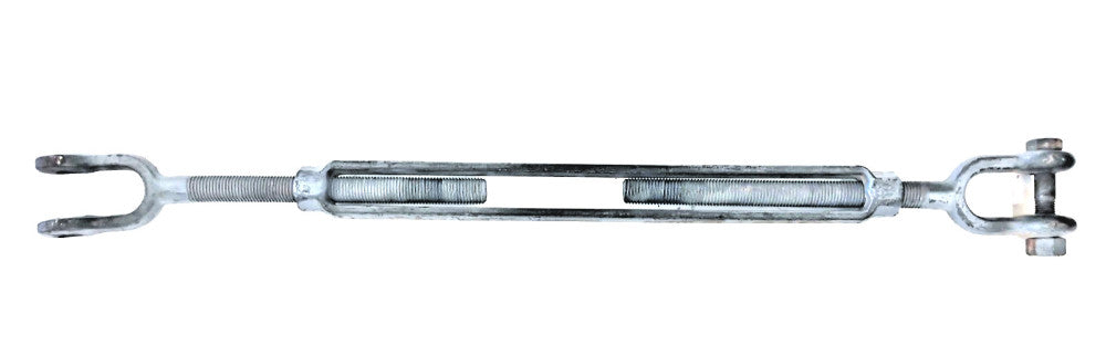 CROSBY LAUGHIN TURNBUCKLE JAW-JAW 47" X 71", TAKE UP: 24",BENT LFT THREAD SHAFT