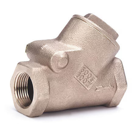 Milwaukee Valve 507 2 2" Fnpt Bronze Swing Y Check Valve