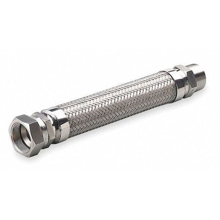 Hose Master G025shxj360 1/4" Dia X 36" L 321 Ss Flexible Metal Hose
