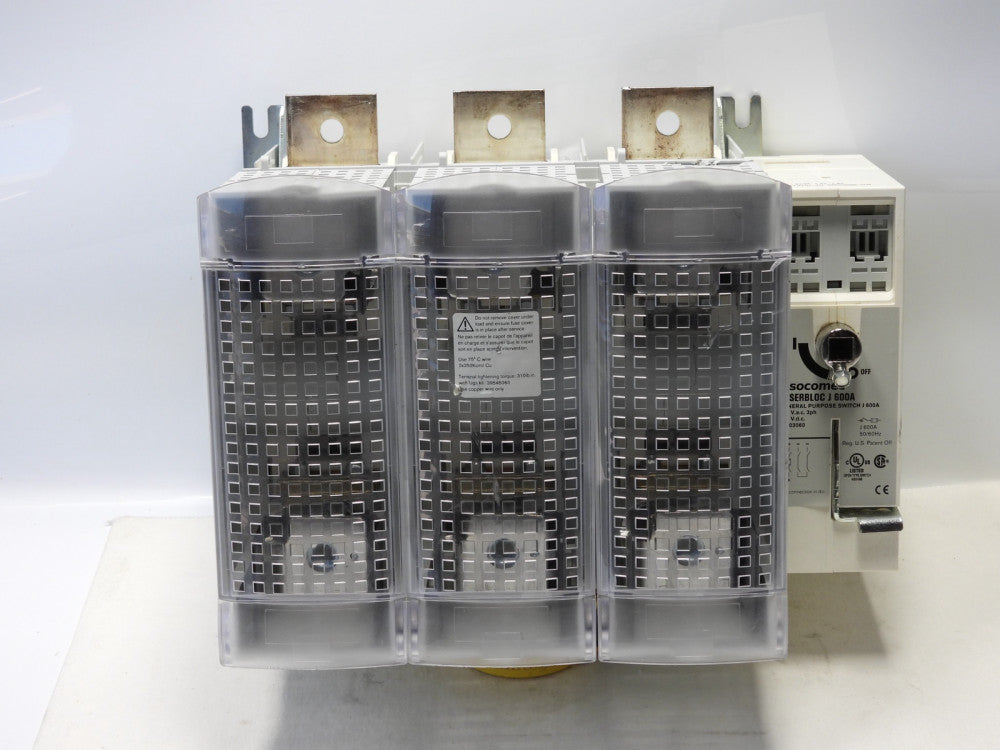 Socomec Fuserbloc J 600 A Fuse Disconnect Switch