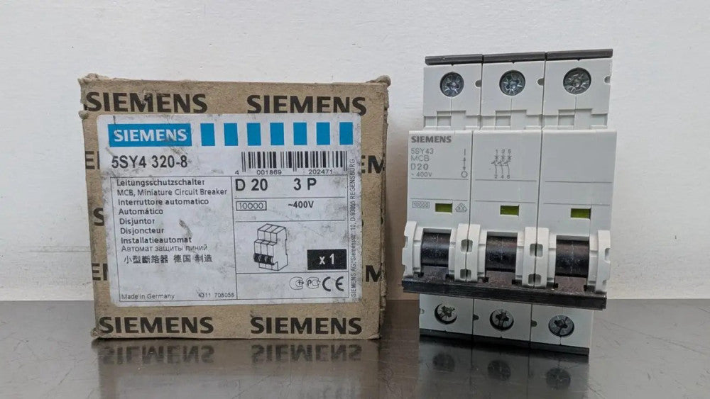 Siemens 5SY4320-8 Miniature Circuit Breaker 5SY4 320-8 400VAC 20A