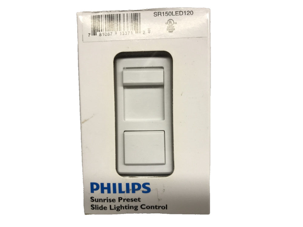 Philips Sunrise Preset Slide Lighting Control Incandescent Dimmer SR150LED120 