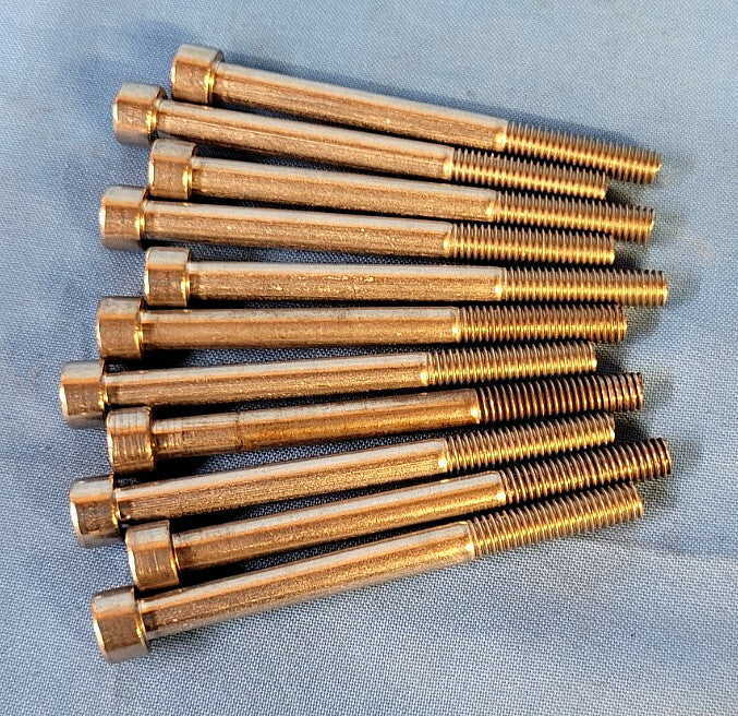 SOCKET HEAD CAP SCREW STAINLESS STEEL M6 - 1.0 X 70MM (LOT OF 11)