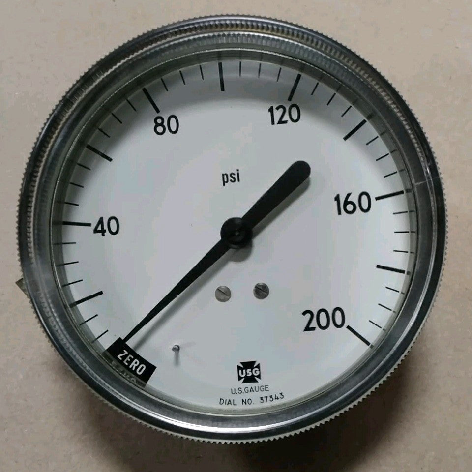 US Gauge 37343 Gauge 0-200psi  E103