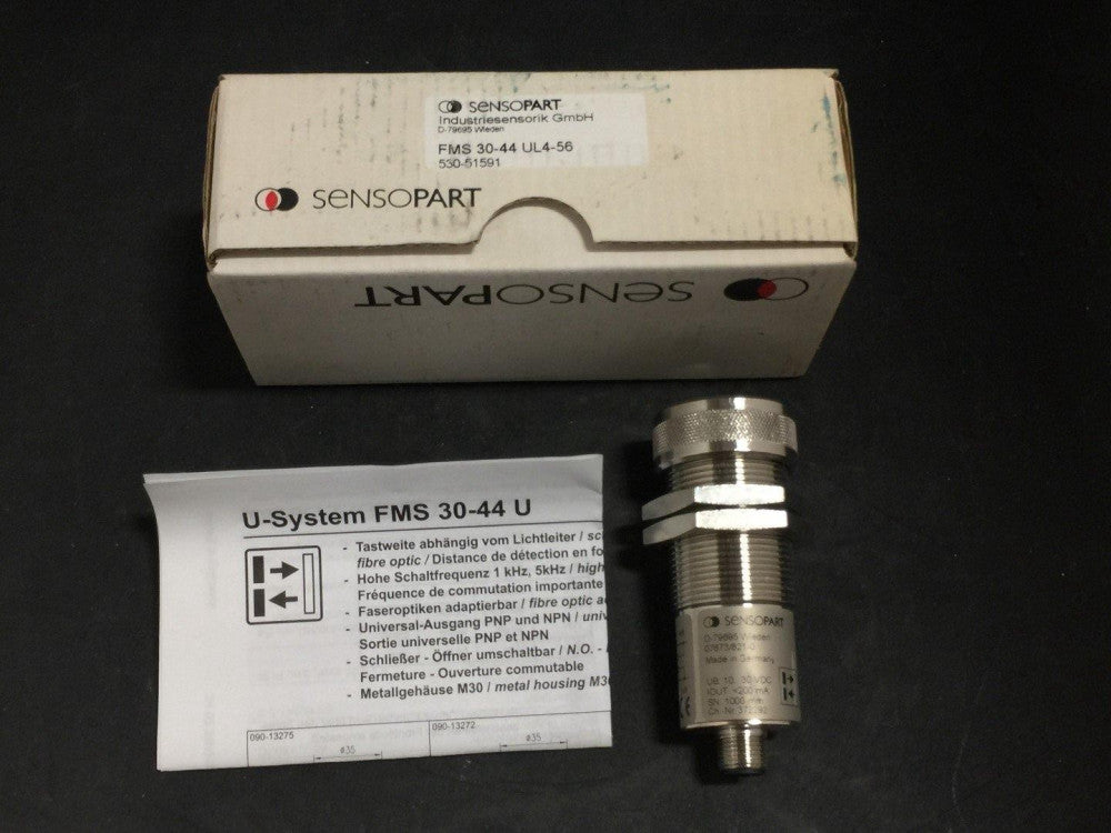Sensopart FMS30-44UL4-56 Fiber Optic Sensor 10-30VDC 