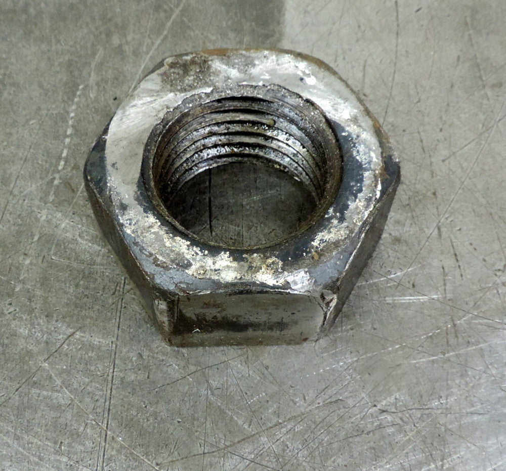Industrial Paperweight Large Nut Paper Weight Steampunk 1-3/4" SAE Course Thread