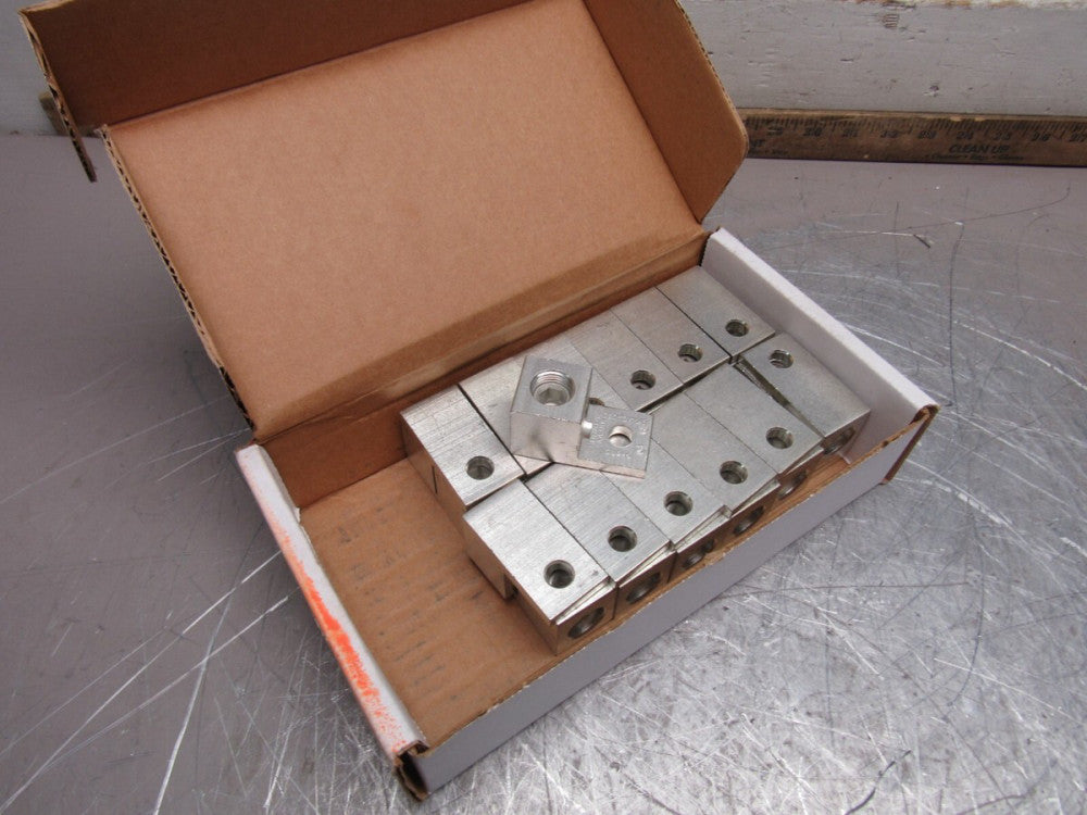 CASE OF 25PCS BURNDY KA31U 6STR-350 DUAL RATED LUGS ITEM#392020 NEW IN BOX !!