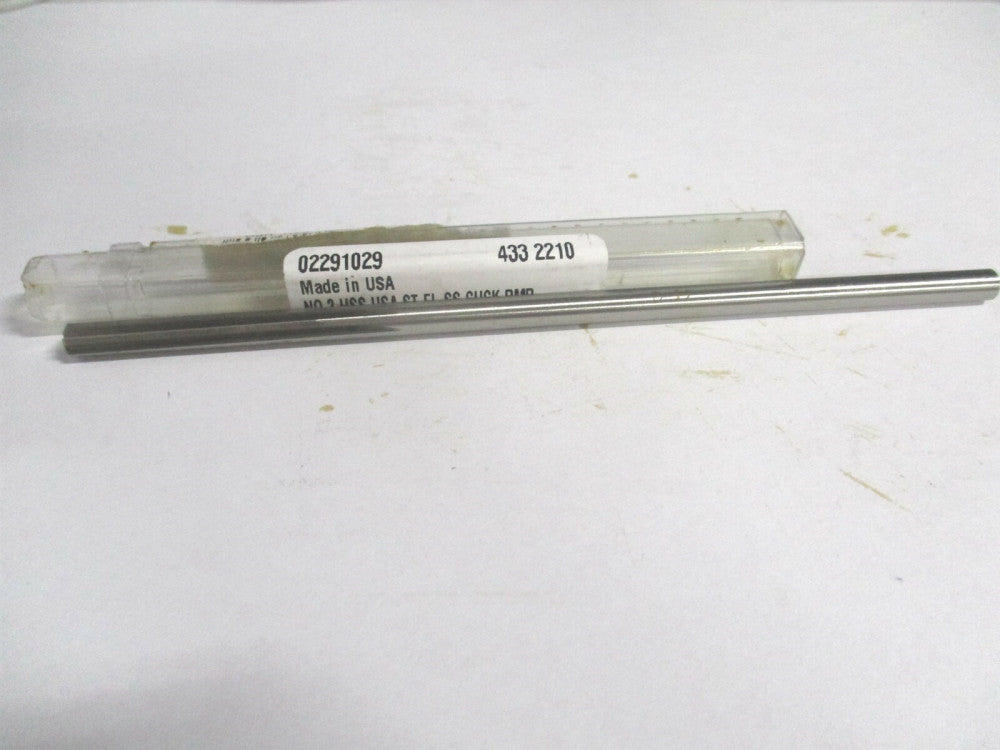 (433-0.2210) #2 1-1/2" x 6" OAL Straight HSS 6-Flute Chucking Reamer 