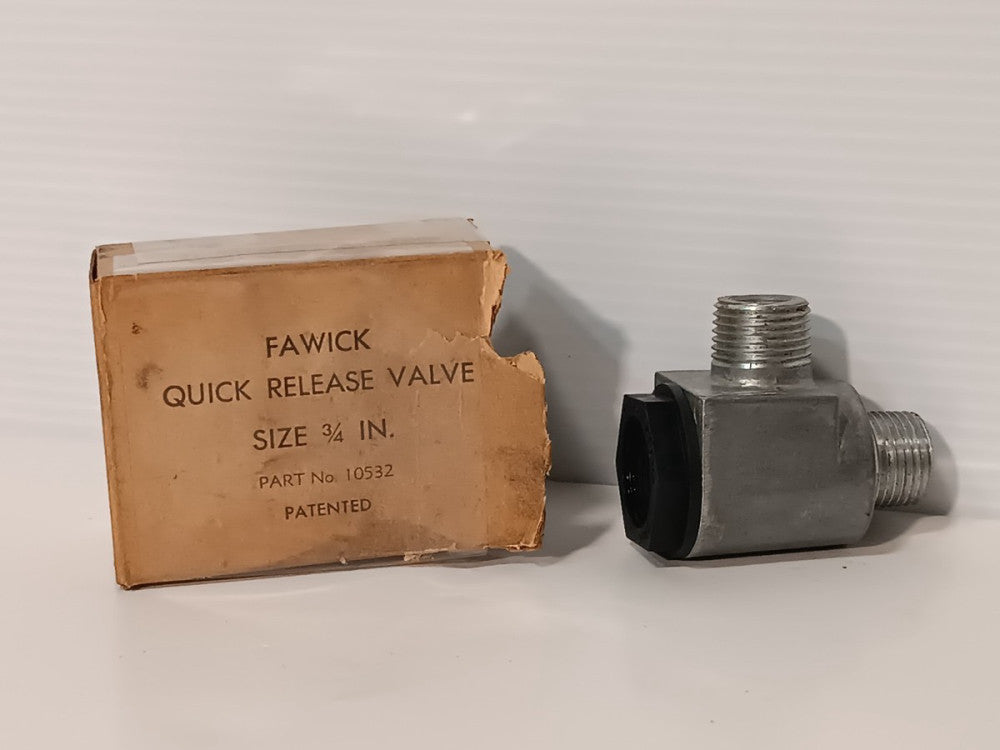 Fawick 10532 Airflex Quick Release Valve 3/4", 10Ft Lbs EXH /Inlet 1/2", 50Lb Ft