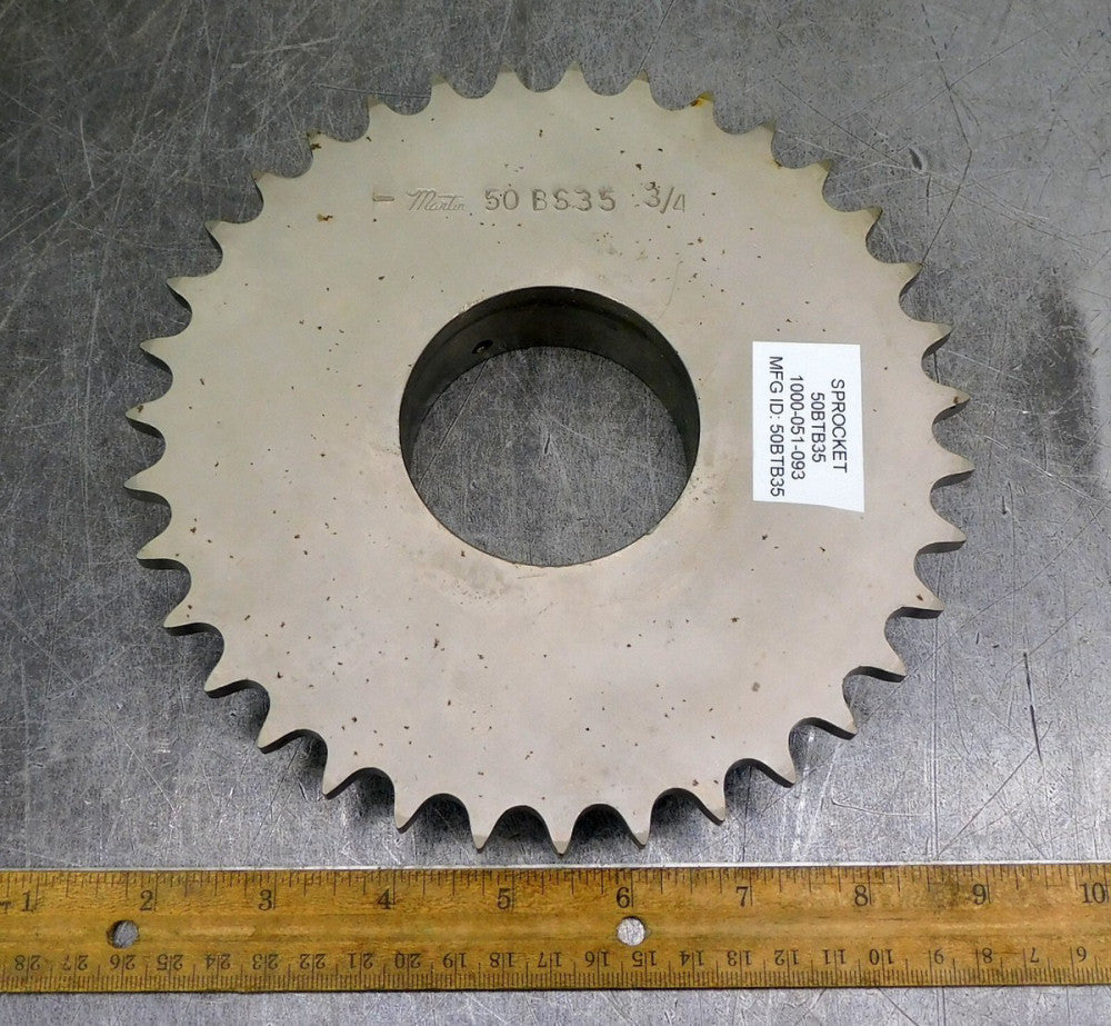 Martin 50BS35 Roller Chain Sprocket #50 35 Teeth 2-9/16" Bore
