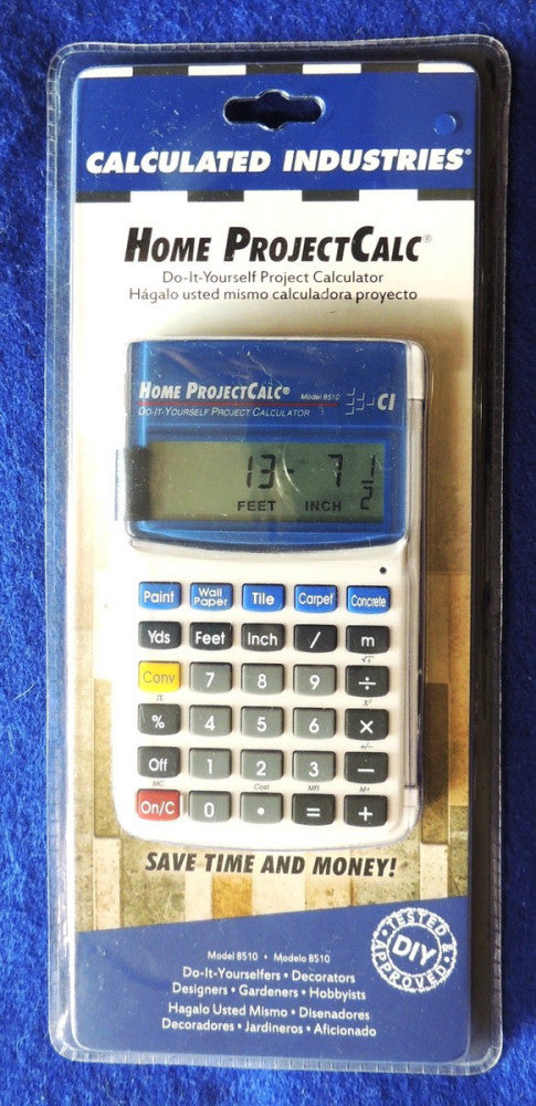 Home Project Calculator Do-It-Yourself ProjectCalc Calculated Industries NIP