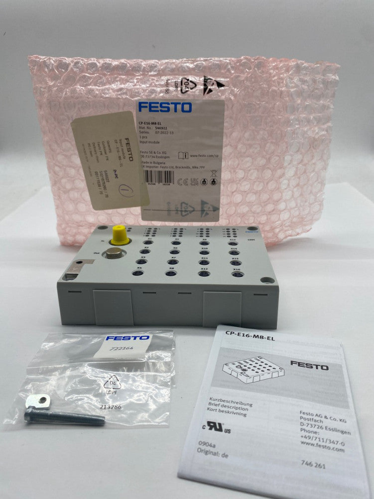 Festo CP-E16-M8-EL 16-Input Module 
