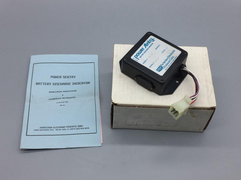 PEP PERFECTION ELECTRONIC PRODUCTS S48-M POWER SENTRY BATTERY DISCHARGE INDICATO