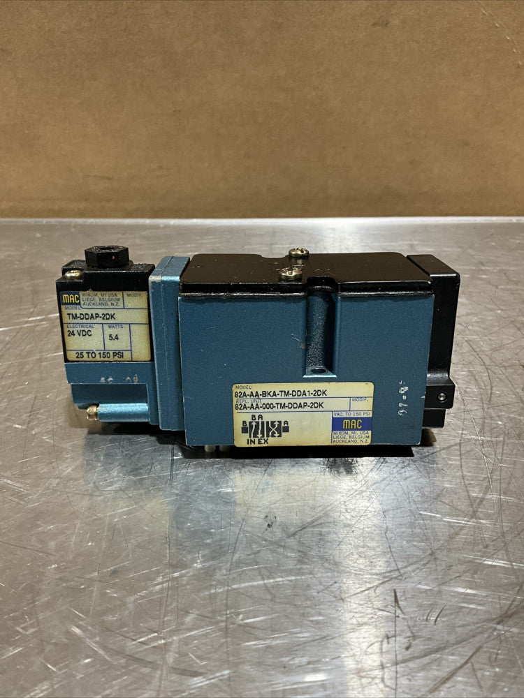 MAC 82A-AA-BKA-TM-BKA-DDA1-2DK, 24VDC, 25 to 150psi, 5.4 Watts, NOS Surplus