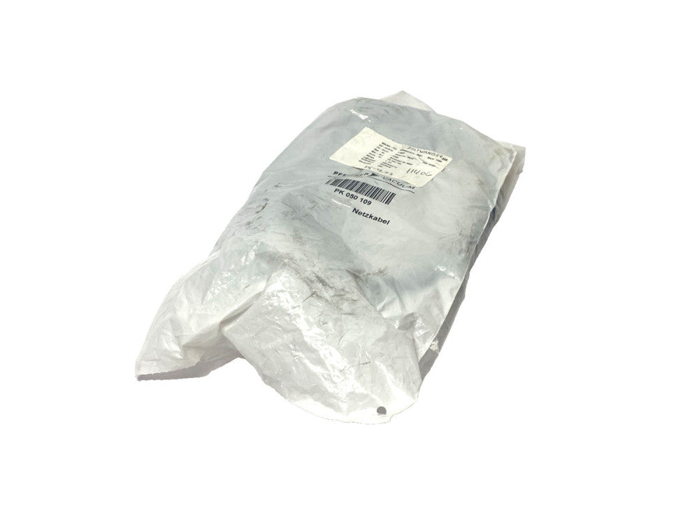 Pfeiffer Vacuum PK 050 109 Mains Power Cable MVP 035-2, Euro C13