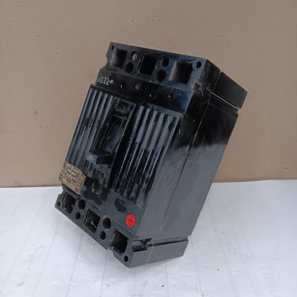 GE 70 AMP CIRCUIT BREAKER 3 POLE 480 VAC TED134070