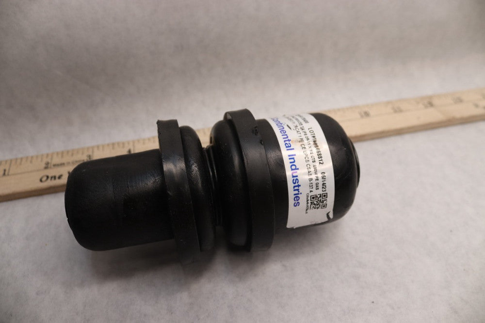 Continental Industries Reducing Coupling Polypropylene Black SDR 11 3/4" x 1/2"