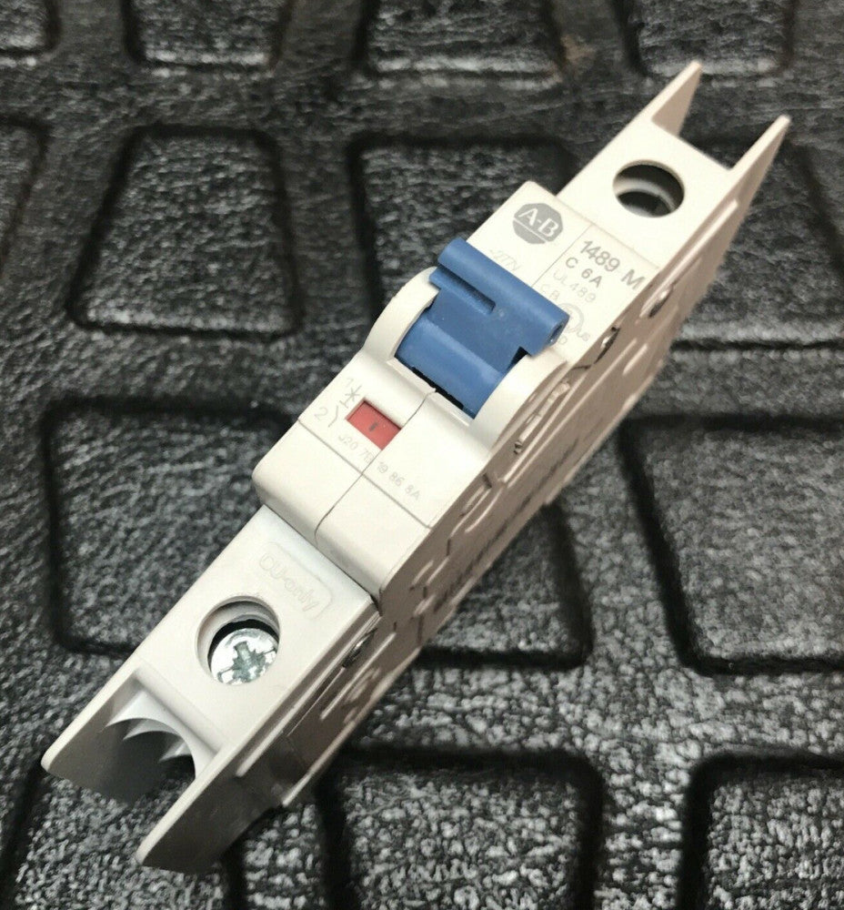 Allen Bradley 1489-M1C060 Circuit Breaker 1 Pole 277V 6A White