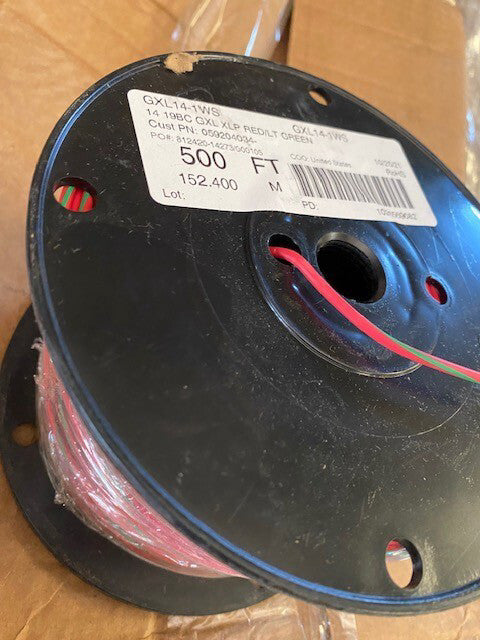 GXL14-1WS - 14, 19BC - GXL XLP RED/LT GREEN - 500 FT