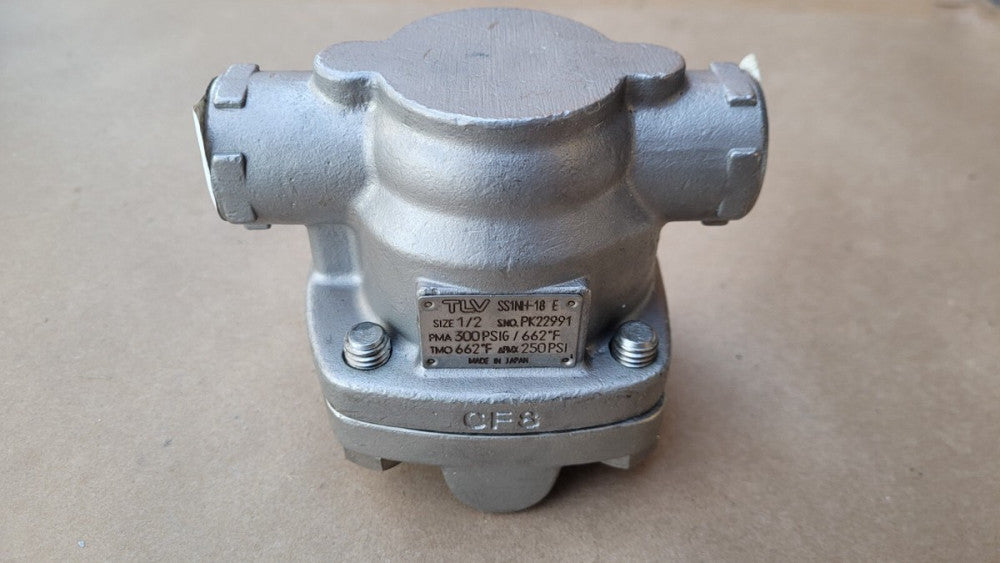 TLV SS1NH-18 E Stainless Steel Free Float Steam Trap CF8 1/2" NPT