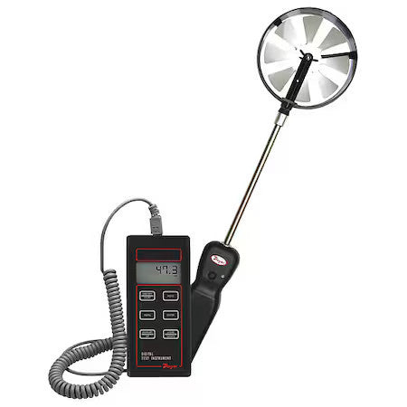 Dwyer Instruments 473B-1 100 Mm Vane Thermo-Anemometer Test Instrument