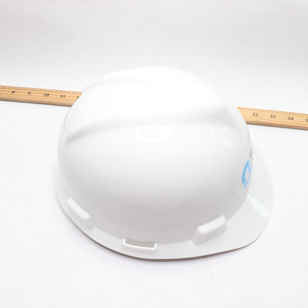MSA Salas O'Brien 4-Point Ratchet Suspension Vented Full Brim Hard Hat White