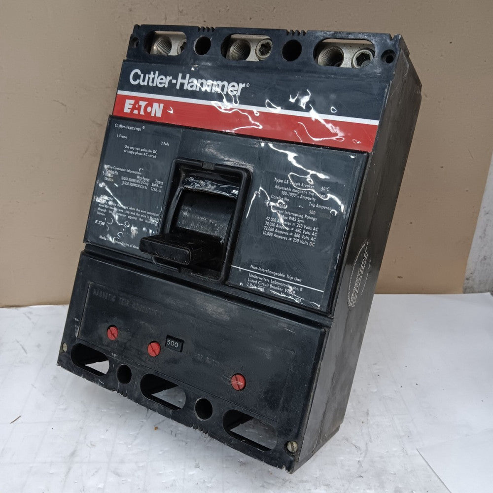 EATON LS360500A 500 AMP CIRCUIT BREAKER 3 POLE 600 VAC