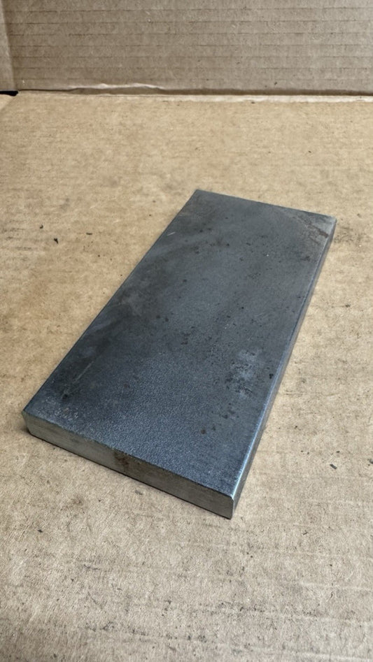 0.625" x 3" x 6" Cold Rolled Steel Bar – Reclaimed Flat Stock
