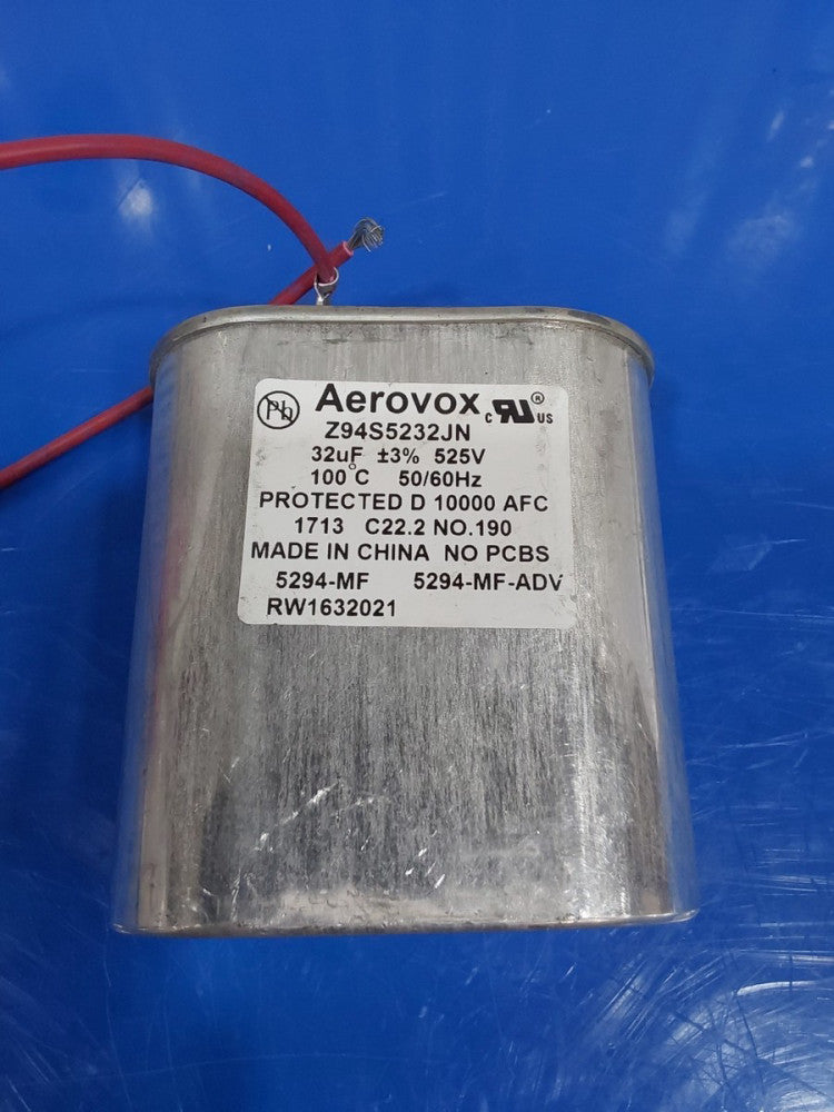 Aerovox Z94S5232JN, ROHS32uF ±3% 525V. 100°C 50/60Hz, 5294-MF RW1632021