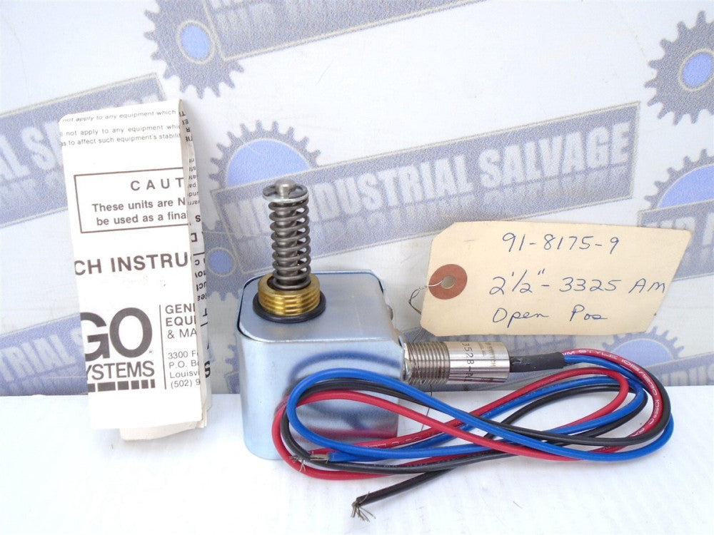  GO - 91-8175-9 - PROXIMITY SWITCH - 74-13528-A1 - 240AC/250DC - 2.5" OPEN POS