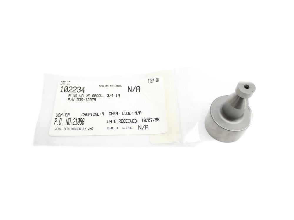 PLUG VALVE SPOOL 036-12078 3/4" NSNP