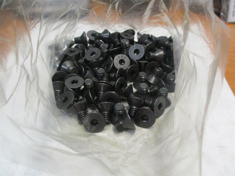 Brighton (211157) 5/16-18 UNC 1/2" OAL 3/16" Hex 20° Flat Cap Screw - Lot of 100