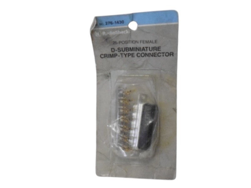 RADIOSHACK 276-1430 D-SUBMINI CRIMP-TYPE CONNECTOR  NSMP