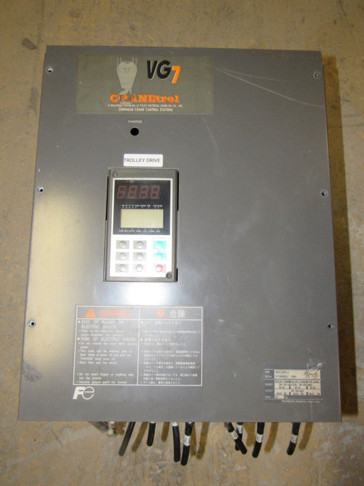 FUJI CRANETROL VG-7 FRN18.5VG7S-4 29KVA 39A INVERTER NICE TAKEOUT!!MAKE OFFER!!