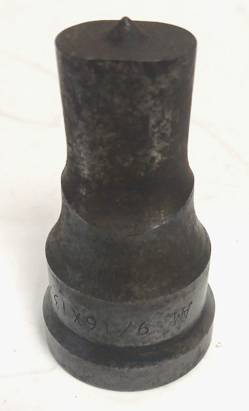 AMERICAN PUNCH OBLONG PUNCH 9/16 x 13/16 # 121 STEEL HEAD DIA 1-3/8" OAL 2-5/8