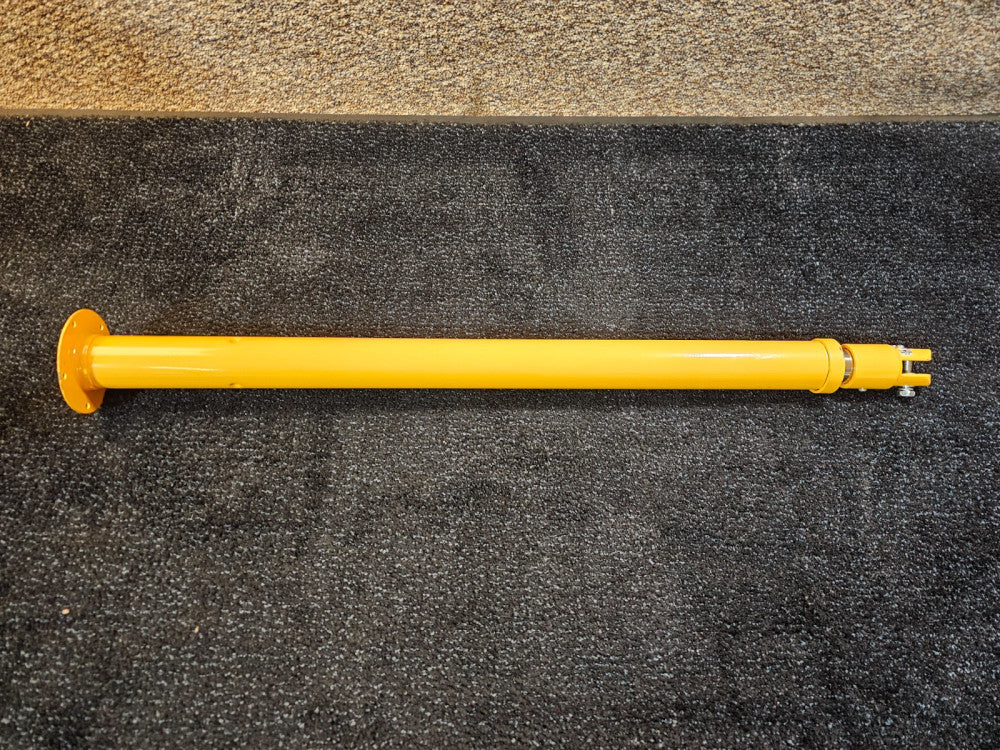 Global Industrial 39" Replacement Height Adjustable Pedestal Post, Yellow
